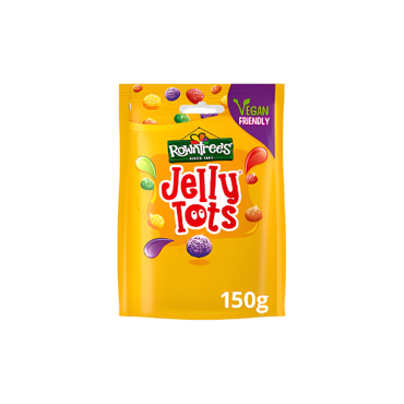 Rowntree’s Jelly Tots Sweets 150g – Fruity, Chewy & Vegan-Friendly
